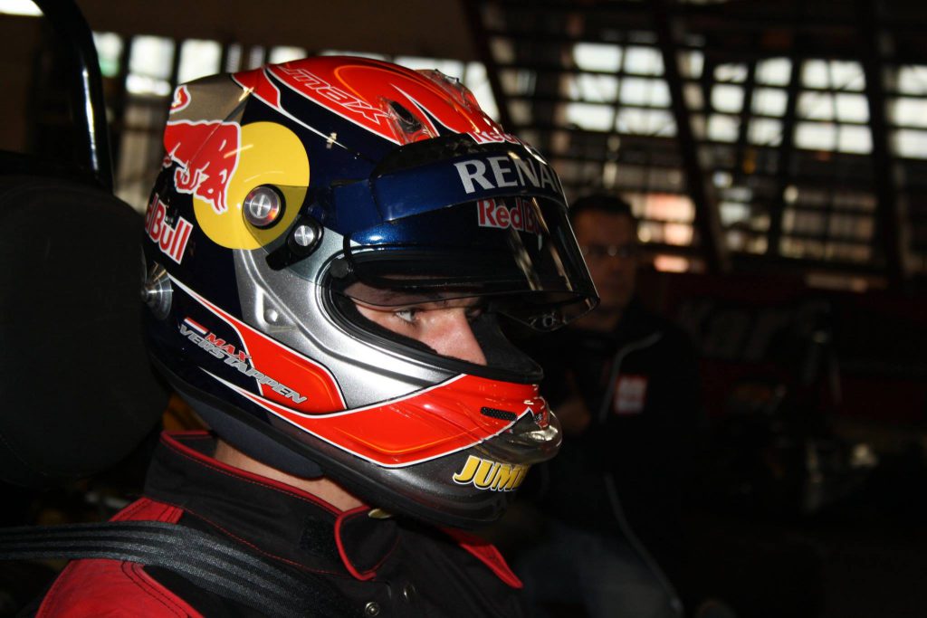 Max Verstappen im Kart