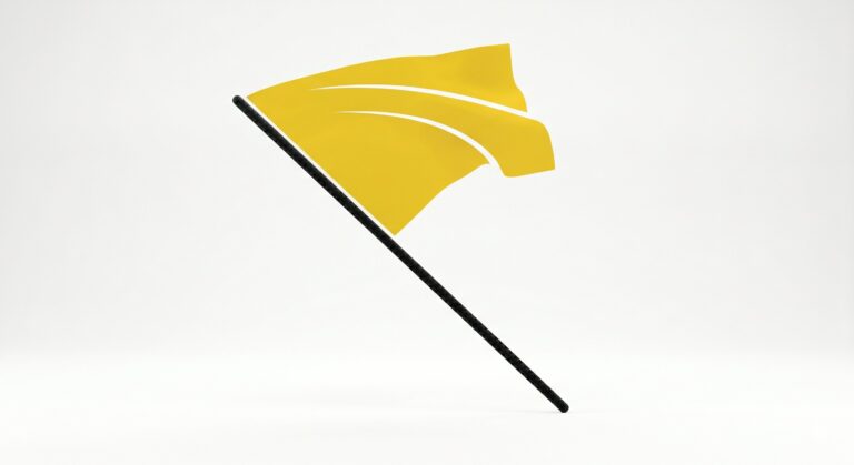 Gele vlag karten